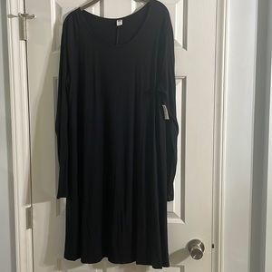 NWT XXL Old Navy Black Knit Dress